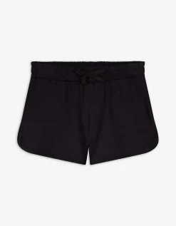 Short - Geappliqueerd strikje - zwart