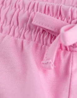 Short - Geappliqueerd strikje - roze
