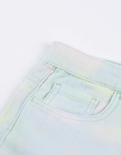 Short - Gebatikt - lichtgeel