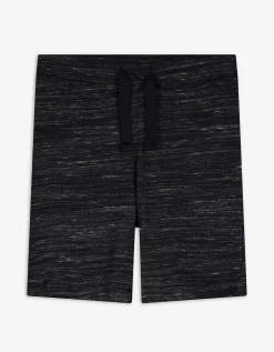 Short - Gem&ecirc;leerd - zwart