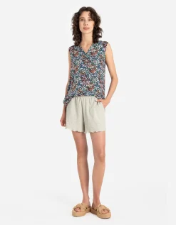 Short - Geschulpte zoom - beige