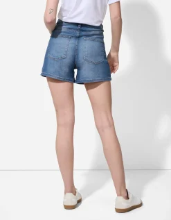 Short - Hoge taille - blauw