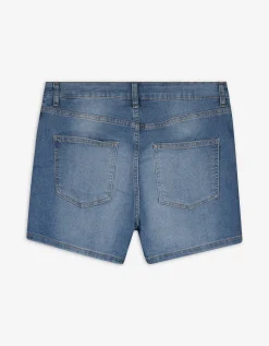 Short - Hoge taille - blauw