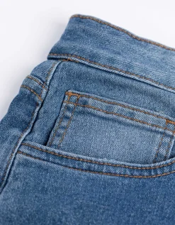 Short - Hoge taille - blauw
