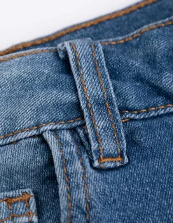 Short - Hoge taille - blauw