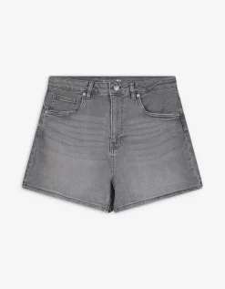 Short - Hoge taille - grijs