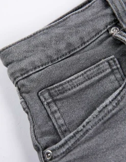 Short - Hoge taille - grijs