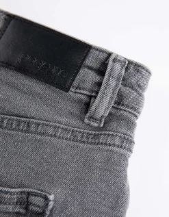 Short - Hoge taille - grijs