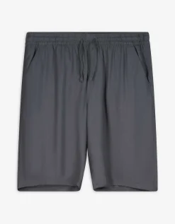 Short - Linnenmix - donkerblauw
