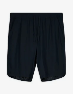 Short - Linnenmix - donkerblauw