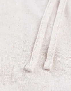 Short - Linnenmix - wit