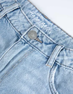 Short - Met kant - lichtblauw