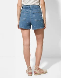 Short - Motief all-over - blauw