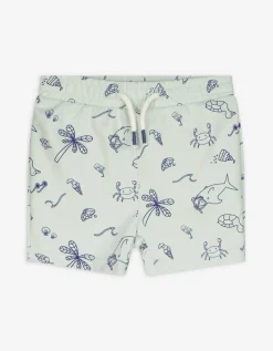 Short - Motief all-over - lichtgroen