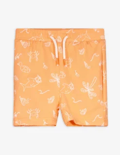Short - Motief all-over - oranje