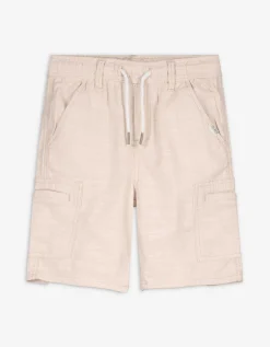 Short - Opgestikte zakken - beige