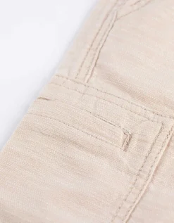 Short - Opgestikte zakken - beige