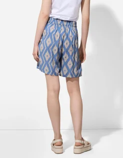 Short - Print all-over - lichtblauw