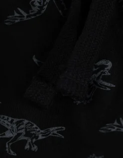 Short - Print all-over - zwart