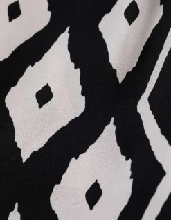 Short - Print all-over - zwart