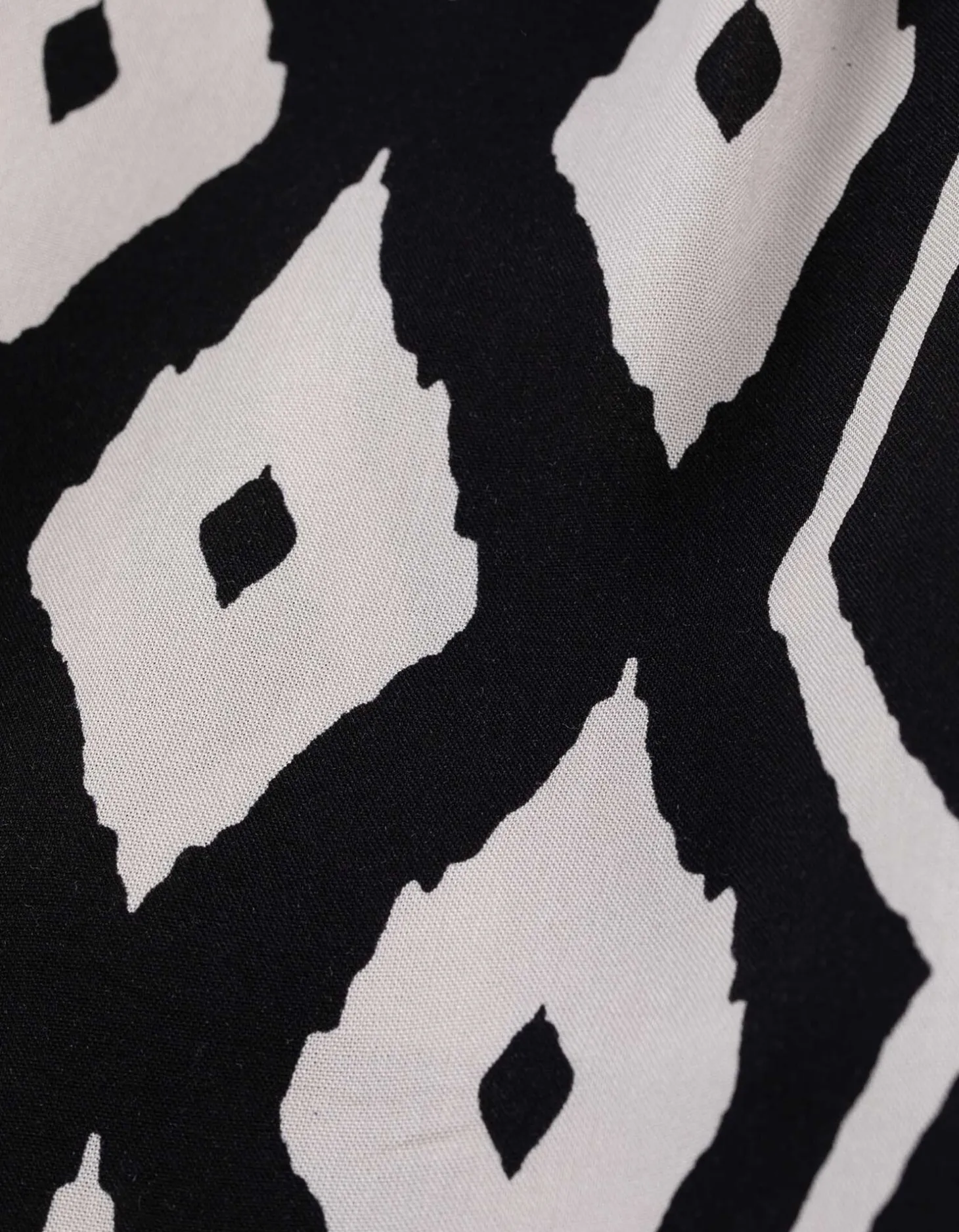 Short - Print all-over - zwart