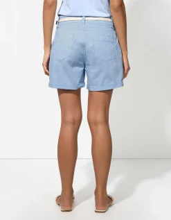 Short - Siernaden - lichtblauw