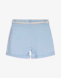 Short - Siernaden - lichtblauw