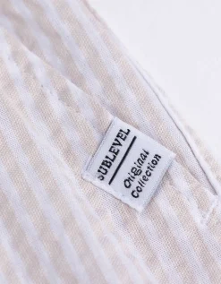 Short - Strepen - beige