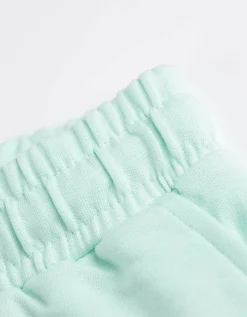 Short - Sweatstof - turkoois