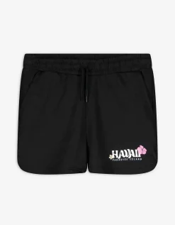 Short - Sweatstof - zwart