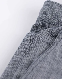Short - Vaste pijpomslag - donkerblauw