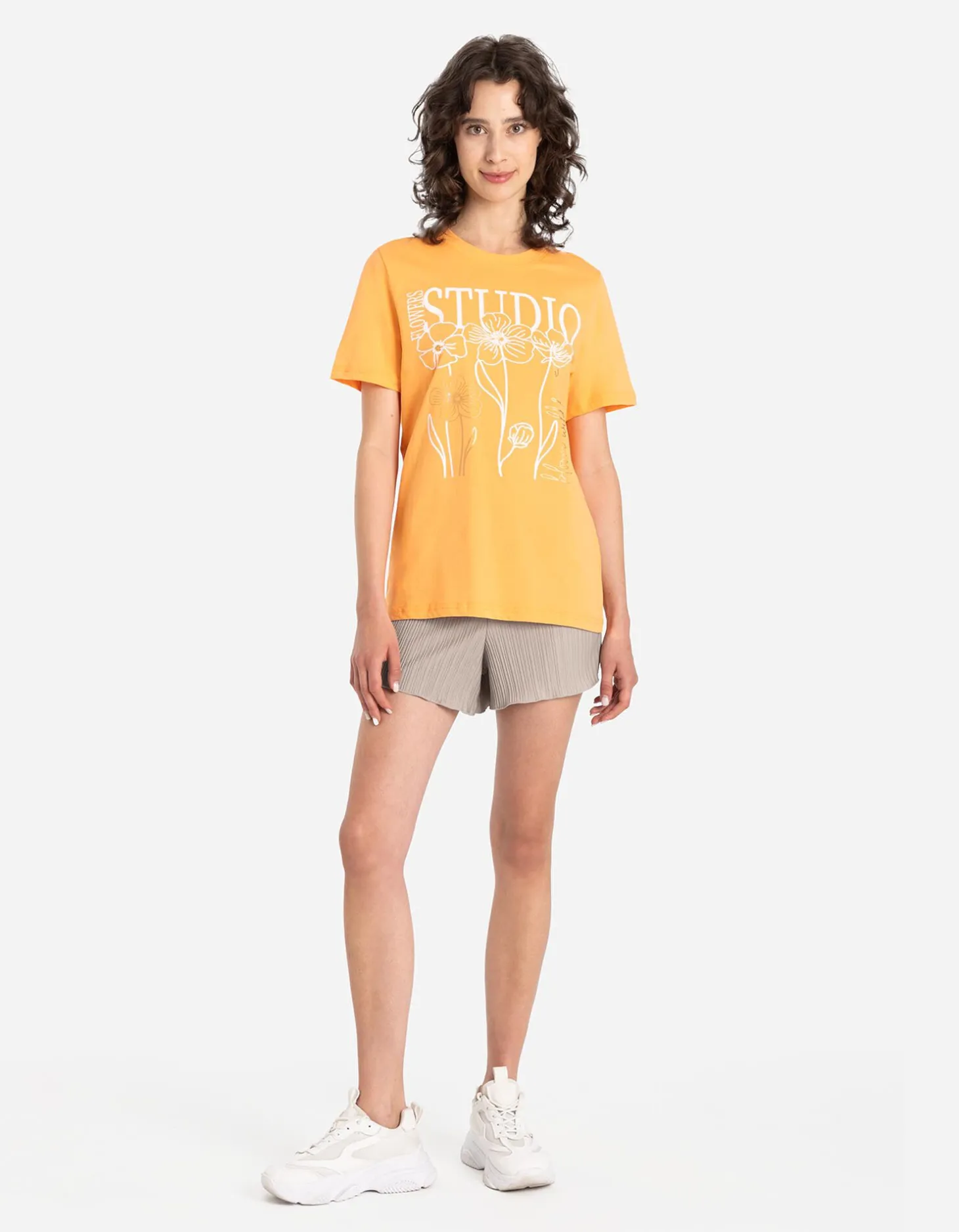 Short - Wide leg - beige