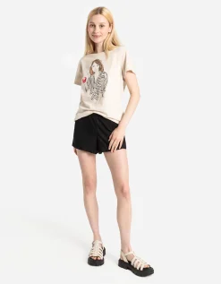 Short - Wide leg - zwart