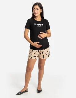Short - Zwangerschapskleding - beige
