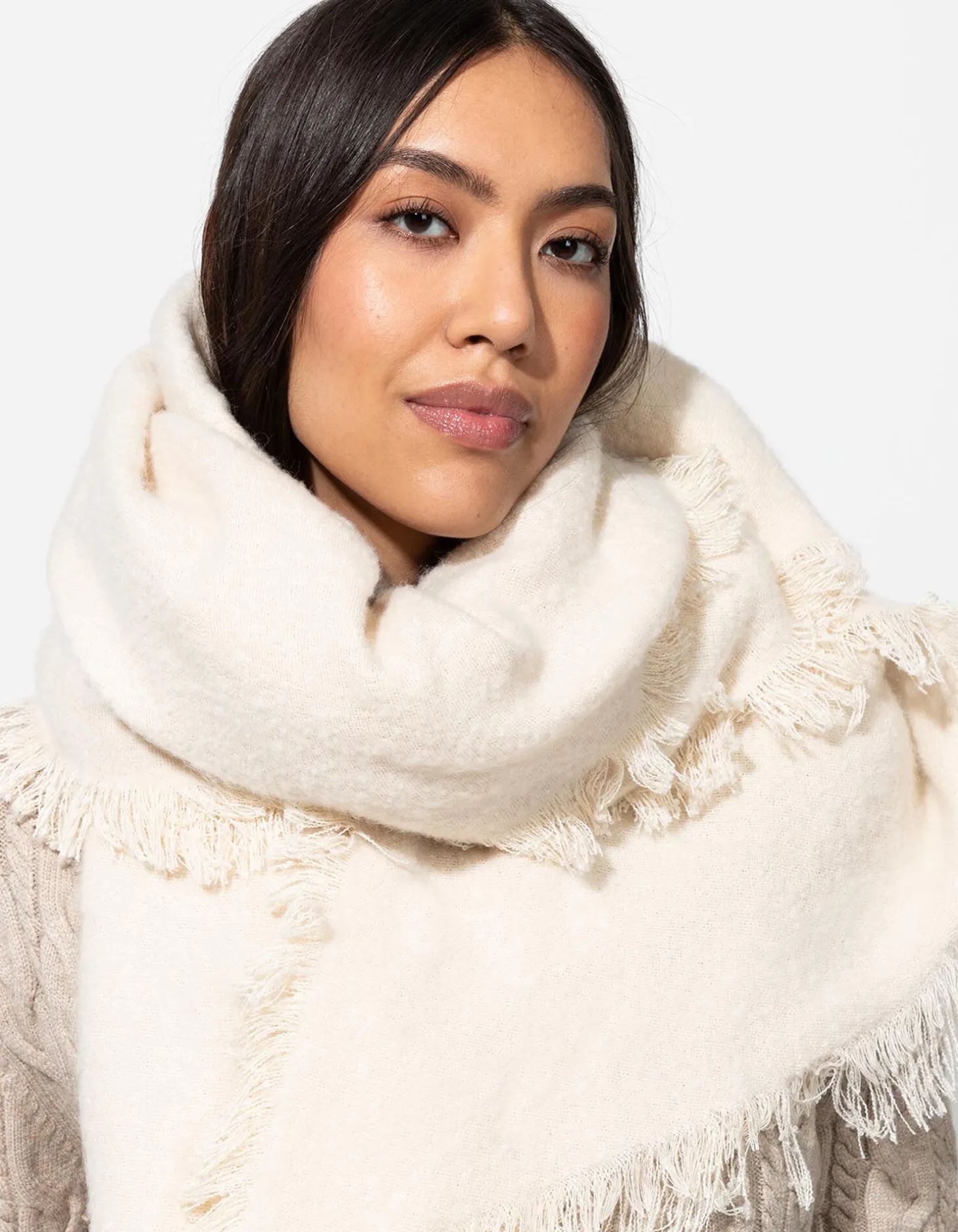 Sjaal - Zachte touch - beige