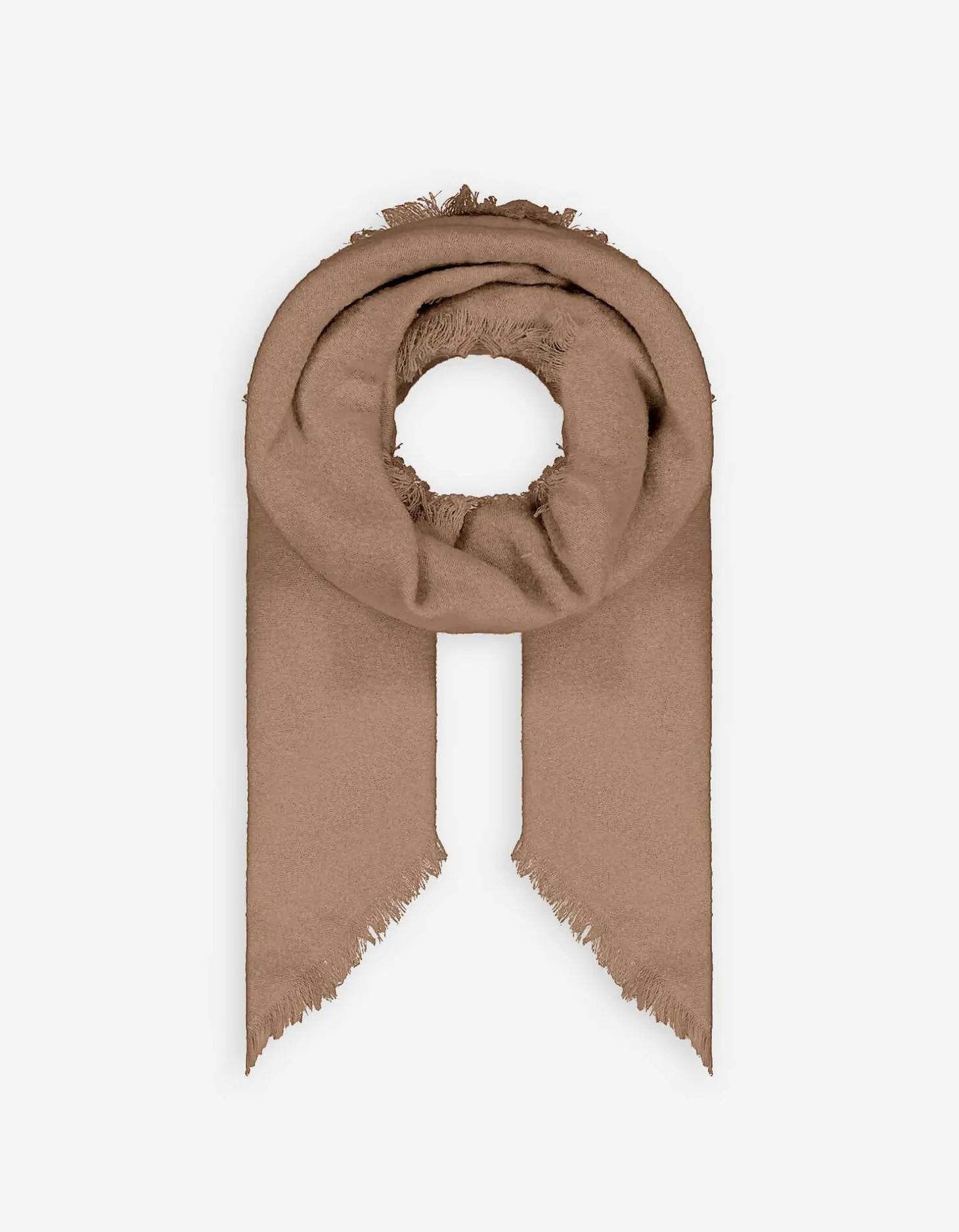 Sjaal - Zachte touch - lichtbruin