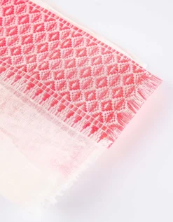 Sjaaltje - Jacquard - wit