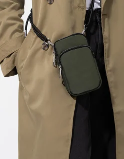 Smartphonehoesje - nylon - donkergroen