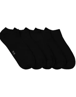 Sneakersokken - Set van 5 - zwart