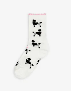 Sokken - Dierenprint - wit
