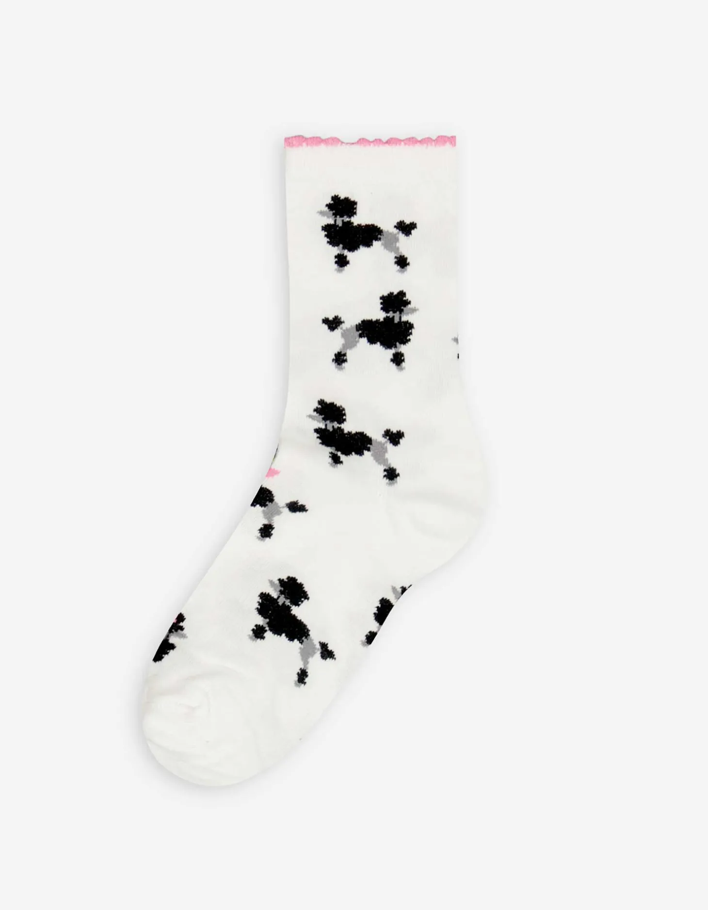 Sokken - Dierenprint - wit