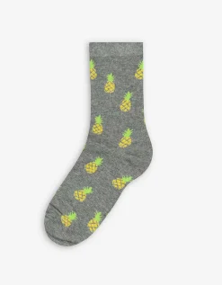 Sokken - Print all-over - grijs