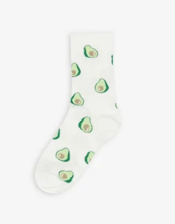 Sokken - Print all-over - wit
