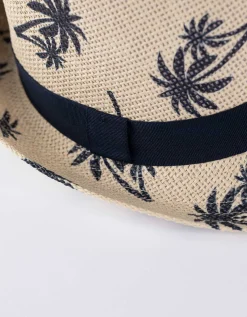 Strohoed - Print all-over - beige