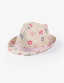 Strohoed - Print all-over - beige