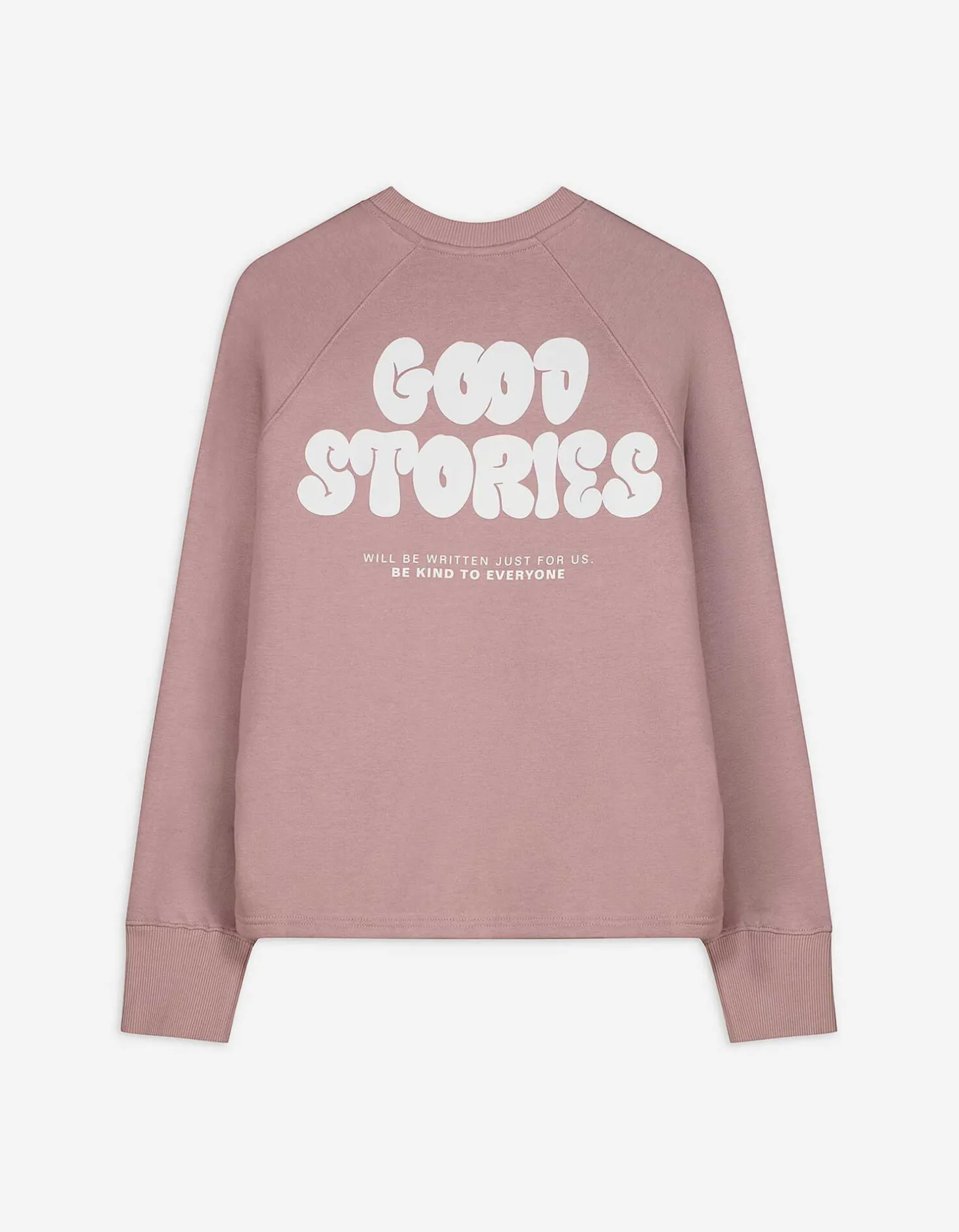 Sweatshirt - Afdrukken achteraan - roze