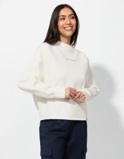 Sweatshirt - Afdrukken achteraan - wit