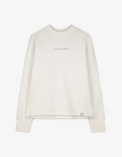 Sweatshirt - Afdrukken achteraan - wit