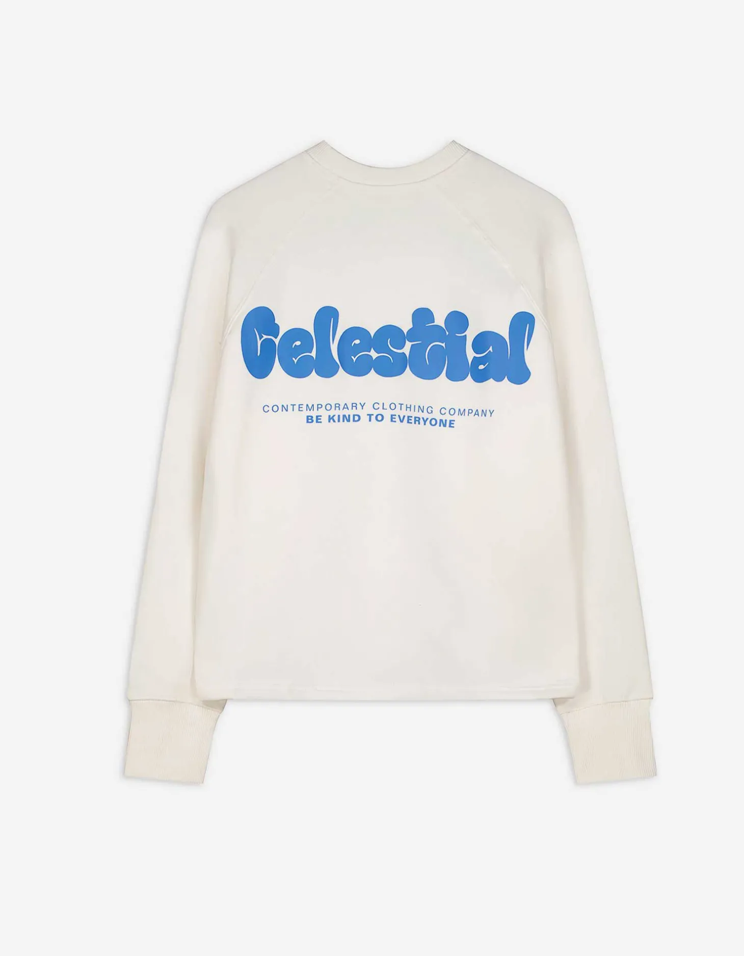 Sweatshirt - Afdrukken achteraan - wit
