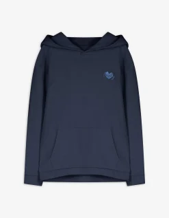 Sweatshirt - Borduursel - donkerblauw